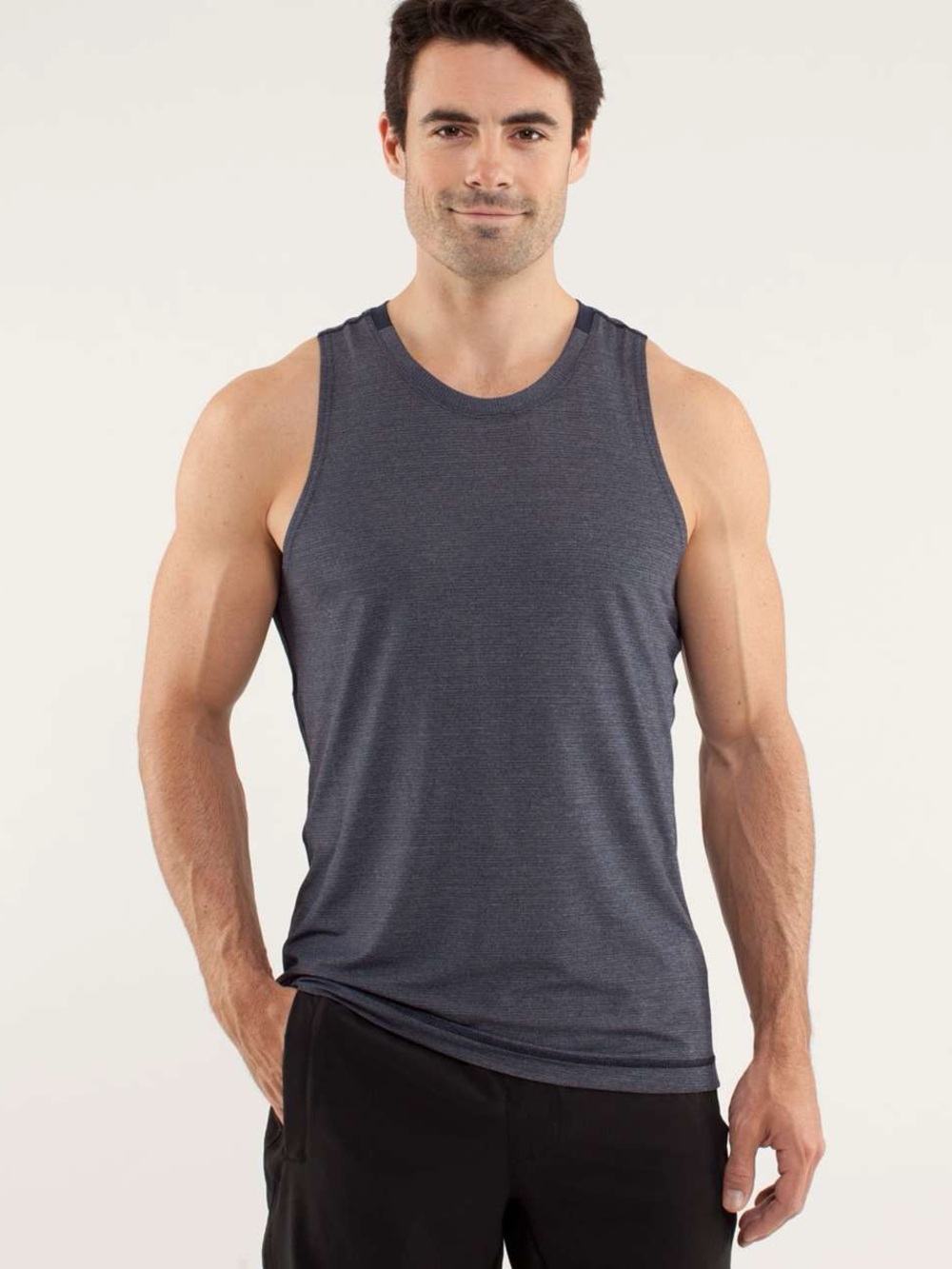 Lululemon Men's Precise Singlet Tank Gray Size XXL